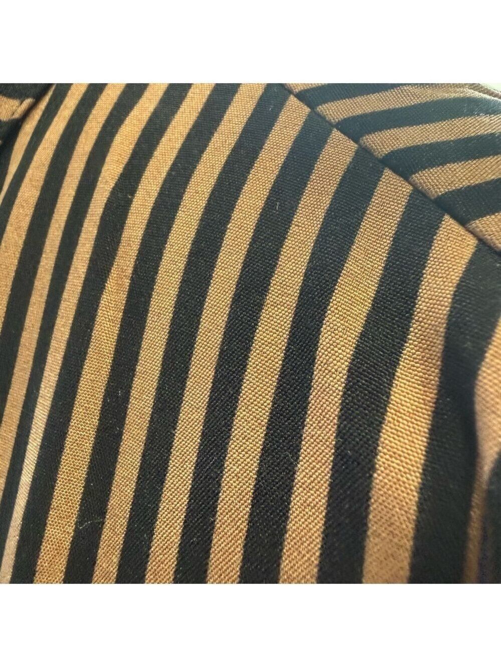 SHEIN👚 Striped Blouse Duo/Set — Navy🤍 & Rust🖤 — Size M Workwear Tops✨ - Picture 11 of 13